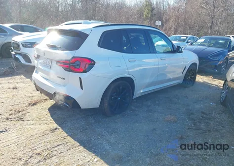 2022 BMW X3 xDrive30I z USA, uszkodzony, nr VIN 5UX53DP07N9K37239